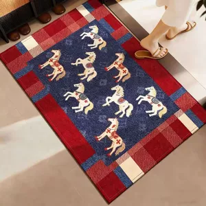 Ánh Sáng Sang Trọng Lối Vào Sàn Thảm Năm Mới Lễ Hội Lối Vào Cửa Sàn Thảm Cảm Giác Lối Vào Cửa Thảm Chống Trơn Trượt Thảm Sàn MEFZ