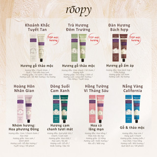 [Bộ đôi bán chạy] ROOPY Kem dưỡng da tay và móng hương thảo mộc  | Hương thơm ba tầng, thẩm thấu nhẹ nhàng không nhờn dính | Thành phần thảo mộc tự nhiên, dưỡng ẩm sâu cho đôi tay