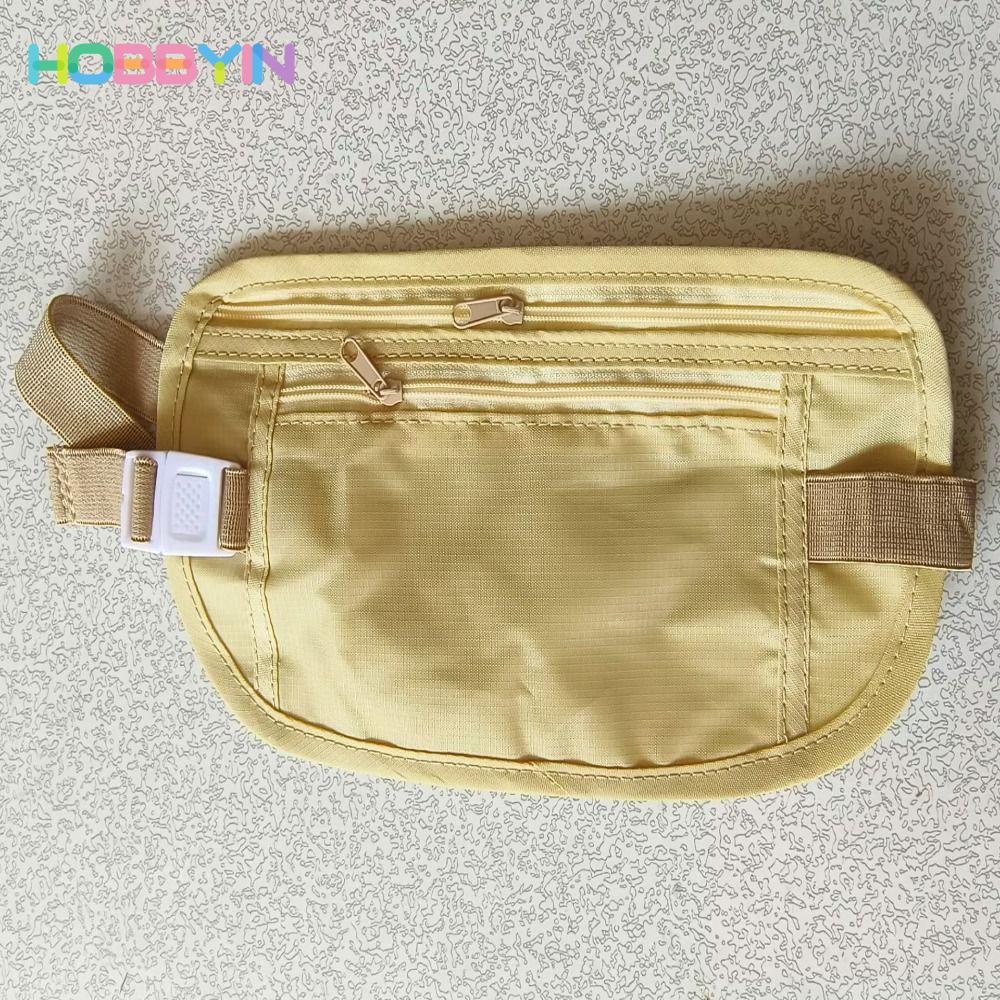 HOBBYIN Eo Túi Đeo Hông Thể Thao Siêu Mỏng Chống Trộm Tiện Dụng