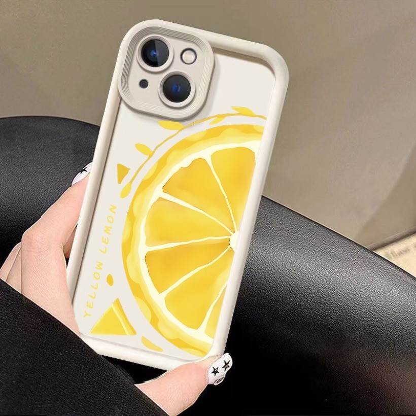 Tương thích với Realme 8 14T 14X 14 Pro Note 60 60X C75 C75X C73 Vỏ Điện Thoại Tươi Vàng Xanh chanh Silicon Mềm