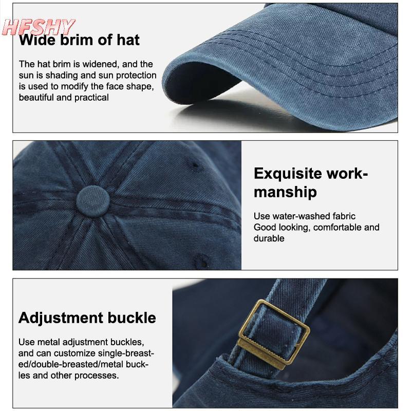 Mũ Bóng Chày Denim Vintage Cho Nam Nữ - Thời Trang & Thể Thao Ngoài Trời