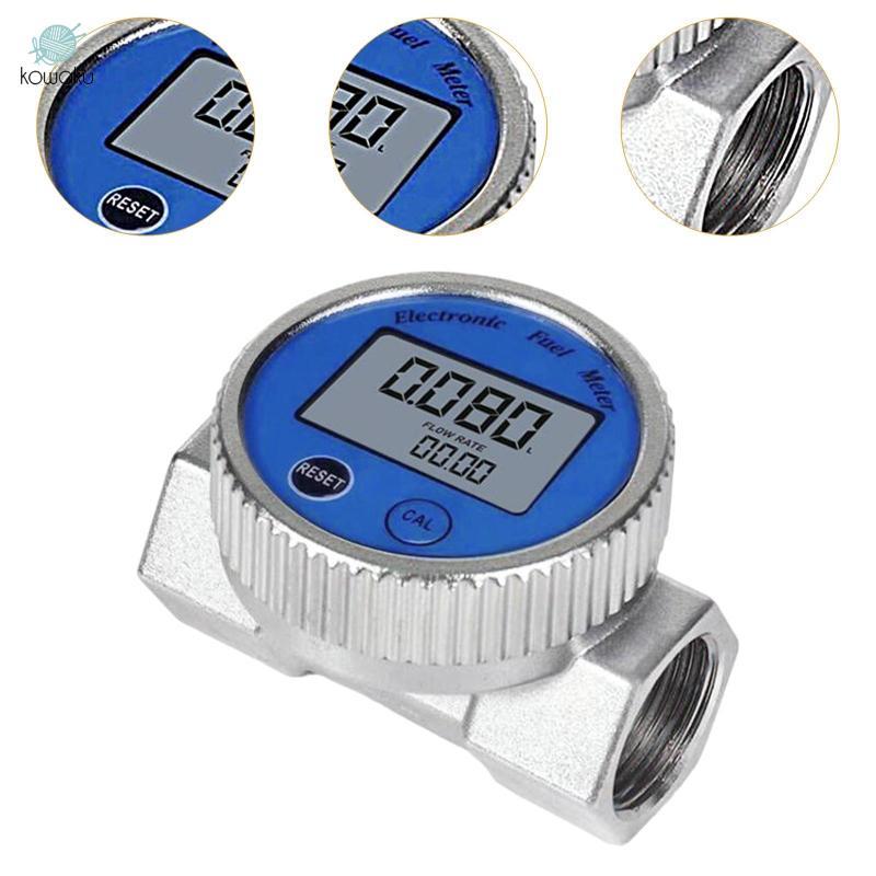 Đồng hồ đo lưu lượng tuabin kỹ thuật số Màn hình LCD kỹ thuật số đa năng Cao đa năng