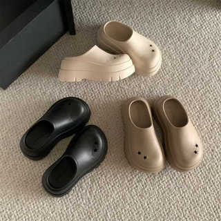 XIXITIAO Dép Nữ Thời Trang Mùa Hè Tăng Đế Dày Thường Ngày Ngoài Trời Chống Thấm Nước