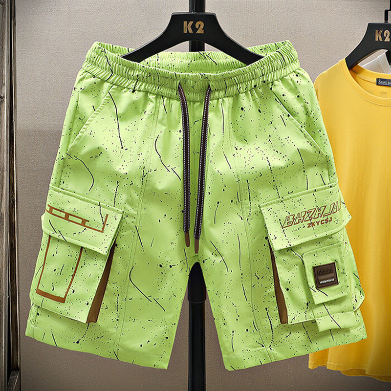 Quần short bảo hộ lao động nam phong cách streetwear mùa hè, thiết kế cao cấp với nhiều túi tiện lợi
