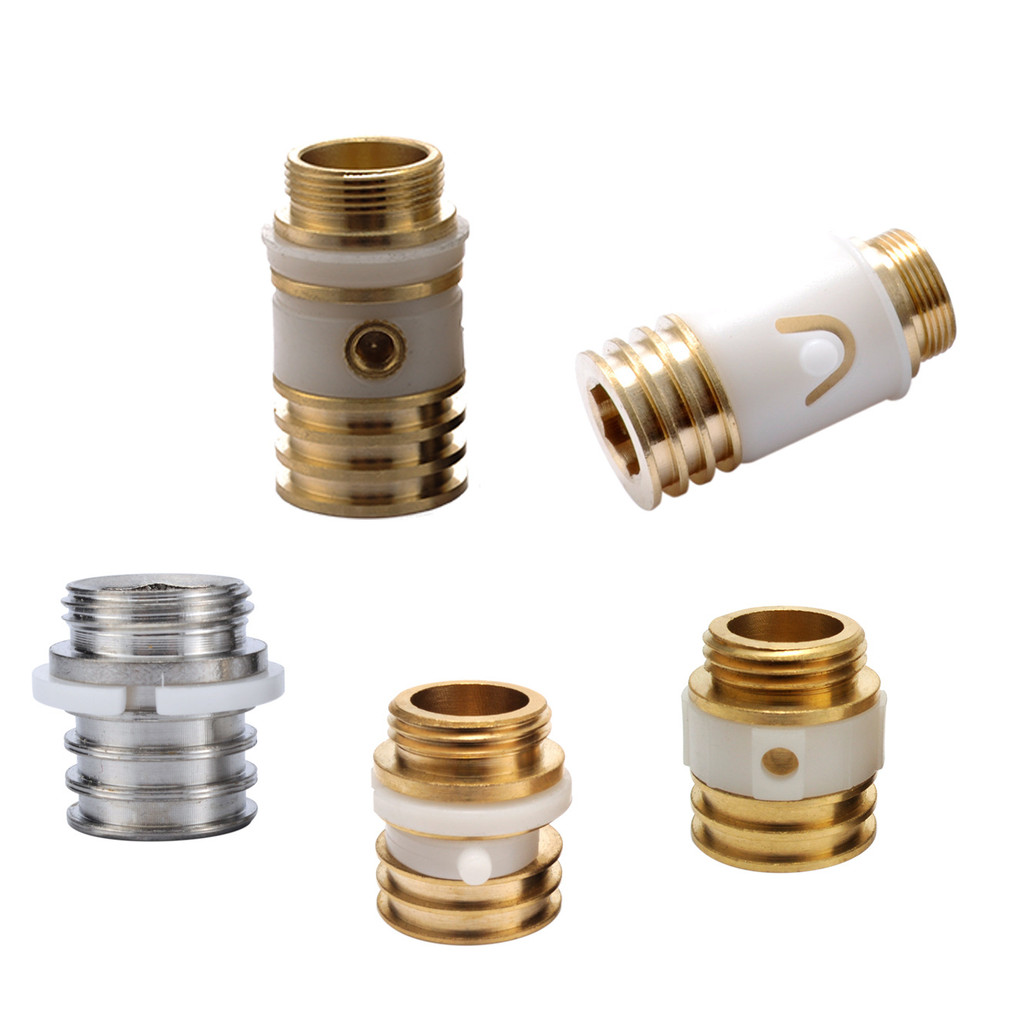 Vòi Bếp Lắp Ráp Phần Cứng Phụ Kiện Ổ Cắm Ống Đế Vít Bounce Kết Nối Lõi 24 Mm Khuỷu Tay Đồng Khớp 3.17