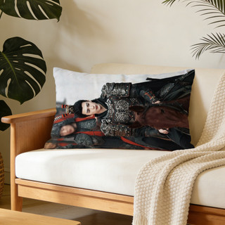 Theo đuổi ngọc bích — Vỏ gối hình chữ nhật bằng Polyester in một mặt Zhang Linghe, Vỏ gối trang trí nội thất, Quà tặng cho bạn bè (Không bao gồm chèn gối)