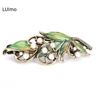 LUImo Thời Trang Gril Vintage Trang Sức Kim Loại Nhánh Kẹp Tóc Cho Nữ Cưới Kẹp Tóc SBS