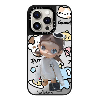 CASENEAL Cô Gái Dễ Thương Gương Chất Lượng Cao Ốp Lưng Điện Thoại Thích Hợp Cho iPhone 17ProMax 17pro 17 air 16promax 16 15promax 15 14promax 13 13promax Ốp Lưng Cứng Chống Rơi Thời Trang