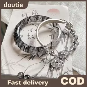 Doutie - Bộ 2 vòng tay nữ phong cách cổ điển Trung Hoa, nhiều chức năng, phù hợp làm quà tặng