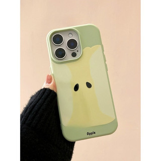 DànhCho IPhone 17 16 15 14 13 12 11 ProMax XR XS Max 7 8 Plus Phim hoạt hình táo xanh mẫu trường hợp điện thoại