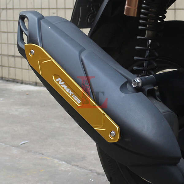 Dải bảo vệ bên hông chống mài mòn nắp trang trí ống xả cải tiến cho Yamaha NMAX155 AEROX/NVX155
