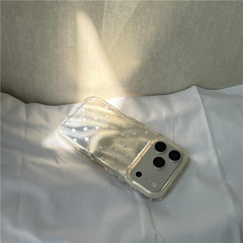 IPhone 17 Pro max 16 Pro max Cupcake có lá thiếc họa tiết ngôi sao TPU materia IMD xử lý Vỏ điện thoại