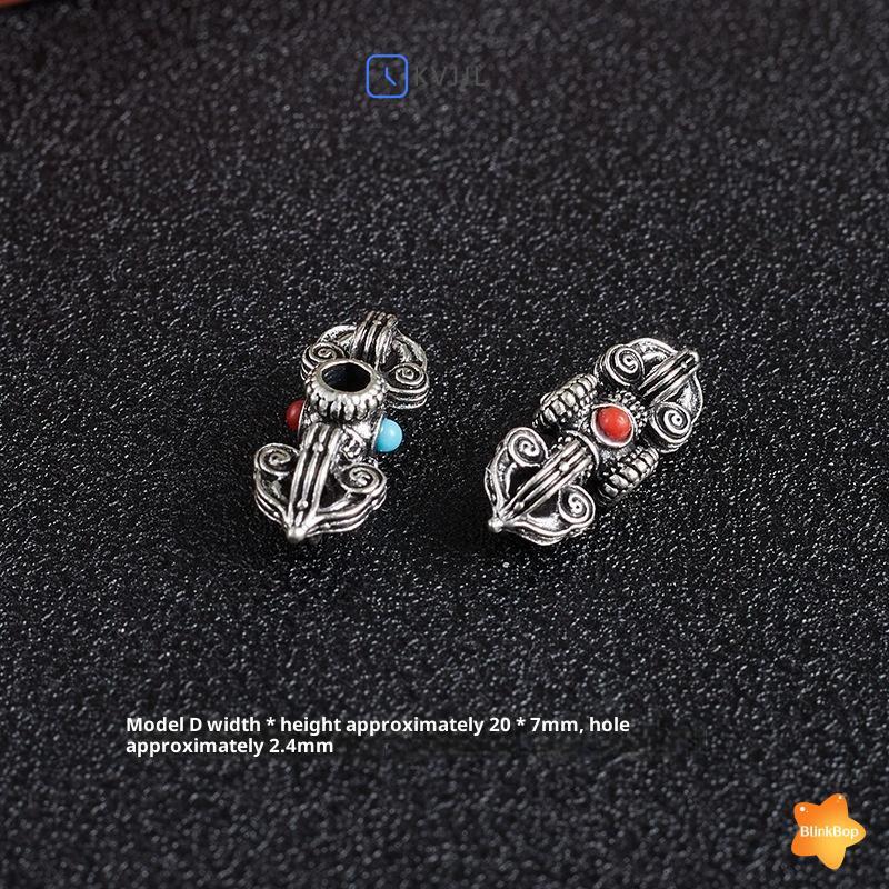 Mặt dây chuyền 2 chiếc 20x7.3mm vàng mờ & cổ mạ bạc, phù hợp DIY trang sức