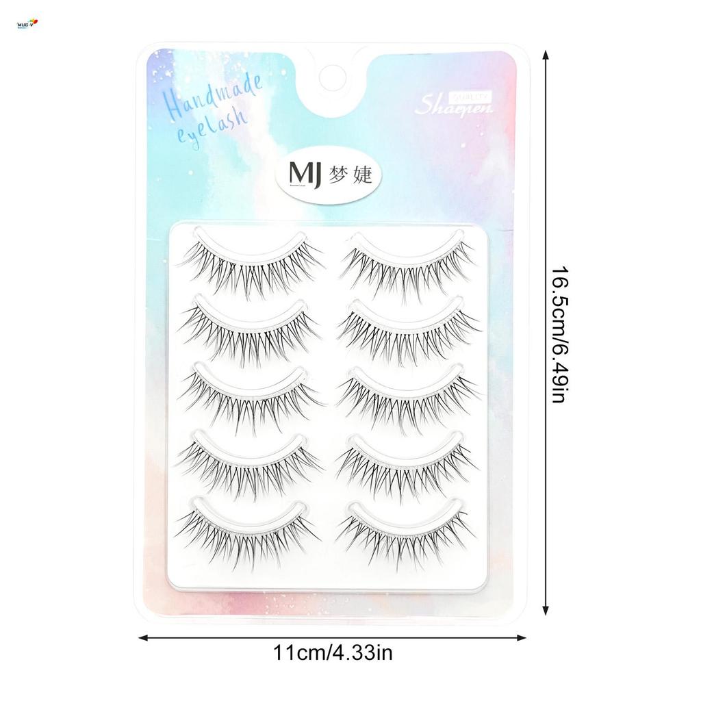 Lông mi giả Wispy tự nhiên Dây trong suốt siêu mỏng C Curl 11-13mm
