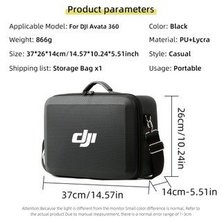 Dành Cho DJI Avata360 Changfei Bộ Tất Cả Trong Một Hộp Bảo Quản RC 2 Điều Khiển Từ Xa Đeo Vai Túi Bảo Quản avata360 Toàn Cảnh drone Phụ Kiện
