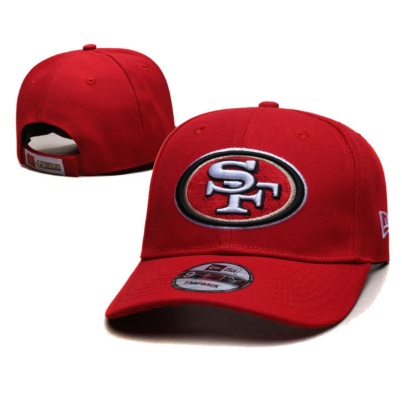 Mũ Snapback New Era San Francisco 49ers Super Bowl XXXIX, phiên bản đen kinh điển, có thể điều chỉnh, với miếng dán bên