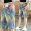 Quần Short Denim Jacquard Phong Cách Mỹ Cao Cấp, Thích Hợp Cho Nam Và Nữ