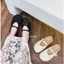 Sục bệt mũi tròn đế bệt đính nơ lấp lánh bligblig lâp lánh sang trọng