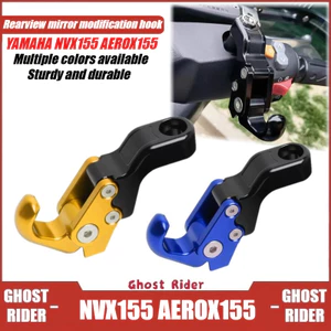 CHO YAMAHA NVX155 AEROX155 Xe Máy Gấp Móc Gương Gắn Túi Nhôm Móc Mũ Bảo Hiểm Giá Đỡ Tiện Ích Móc Treo