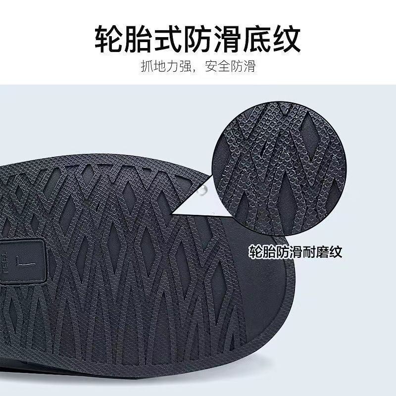 Giày đi mưa cao cấp nam nữ, siêu dày, chống thấm nước, chống trơn trượt, chống mài mòn, dài ngoài trời