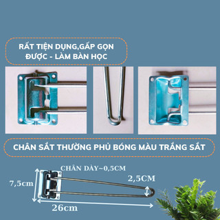 Chân Bàn Sắt Gấp Gọn Thông Minh – Sơn Tĩnh Điện, Loại Dày 6mm, Dễ Dàng Lắp Đặt