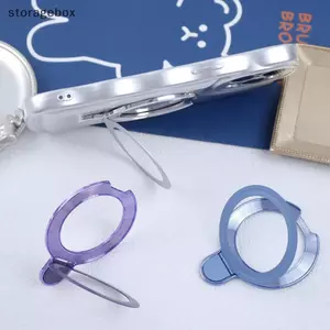 2.5MM Cho Magsafe Vòng từ tính siêu mỏng Kistand Giá đỡ điện thoại di động Vòng nam châm kim loại Bule Braet cho Iphone Đẹp