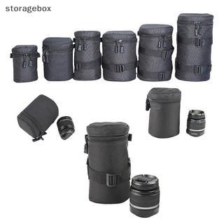 [Hộp lưu trữ] 1 Phụ kiện chụp ảnh Túi đựng ống kính máy ảnh sang trọng cho ống kính Canon Nikon Sony Olympus Fuji DSLR Đẹp