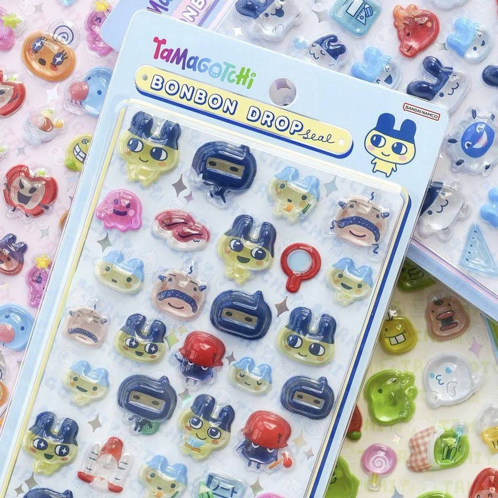 Decal 3D Pha Lê Sumikko Gurashi – Sticker Dán Sổ Tay, Trang Trí DIY Tamagotchi, Keo Trong Suốt Dễ Dán
