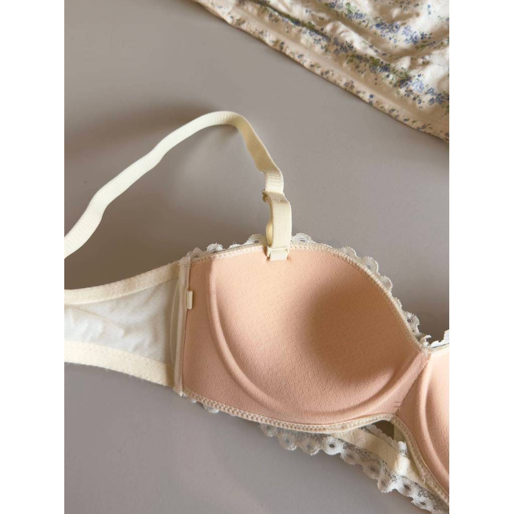 Bộ đồ lót nữ quây ren kiểu Pháp Áo ngực nhỏ gợi cảm Push Up Bra