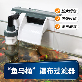 Lọc Thác Sunsun XBK Kèm Ống Tách Phân Cá  – Lọc Treo Thành Bể Cá - Dùng cho bể cá, bể thủy sinh