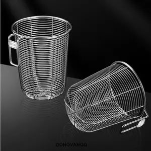 DONOVANQQ Giá đỡ dao kéo nhà bếp, Ống Đũa treo tường có thể thoát nước, Bộ đồ ăn treo dày tổ chức Đũa bằng thép không gỉ Giỏ đựng đồ dùng nhà bếp