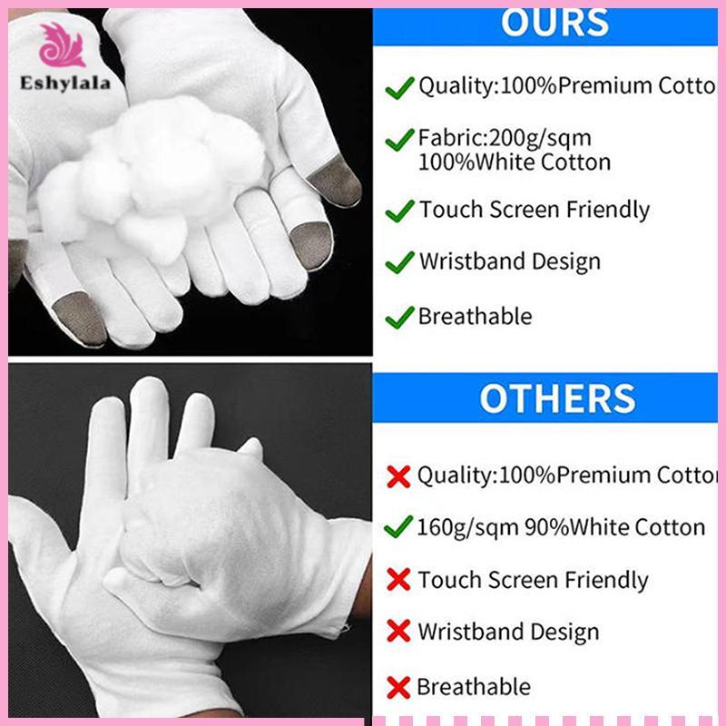 Găng Tay Dưỡng Ẩm Cotton Mềm Cho Bàn Tay Nứt Khô Trước Khi Đi Ngủ Khóa Tẩy Tế Bào Chết [MỚI]