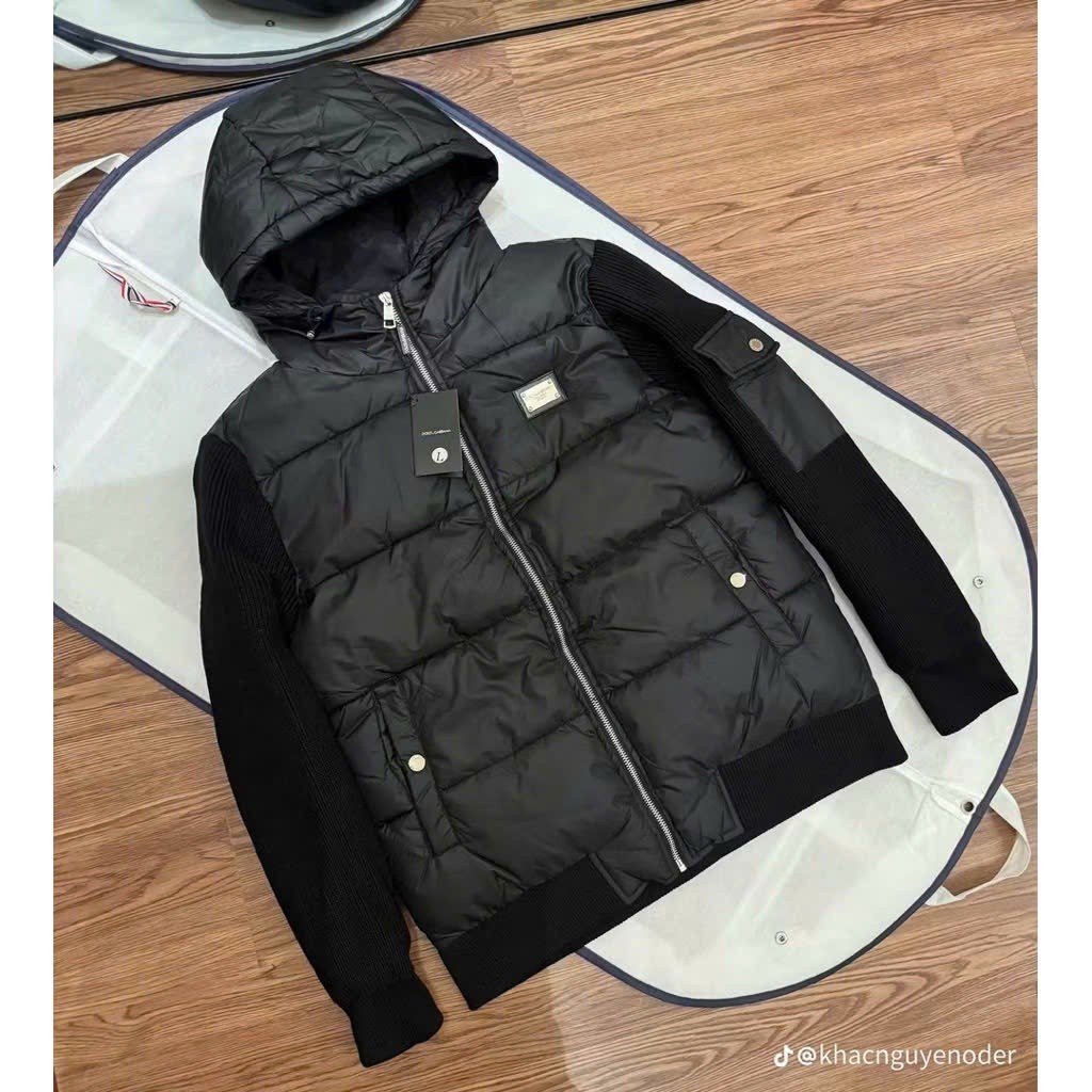 Áo Phao Trơn Basic Logo Ngực Dê Gà (Chuẩn Tem Mác) KCloset Chât Phao Dày Ấm NA65