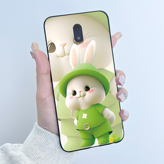 Dành Cho Nokia 3 3.1 Ốp Lưng Sang Trọng Dễ Thương Tình Yêu Thỏ Ngộ nghĩnh Màu Đen Mềm TPU Silicon Bảo Vệ Ốp lưng Nokia3 Nokia3.1 Ốp Lưng