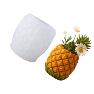 MỘT Khuôn Silicon Đa Năng Với Thiết Kế Dứa Để Tạo Nhựa Bê Tông Hoa Trang Trí Vật Dụng Thủ Công Dự Án