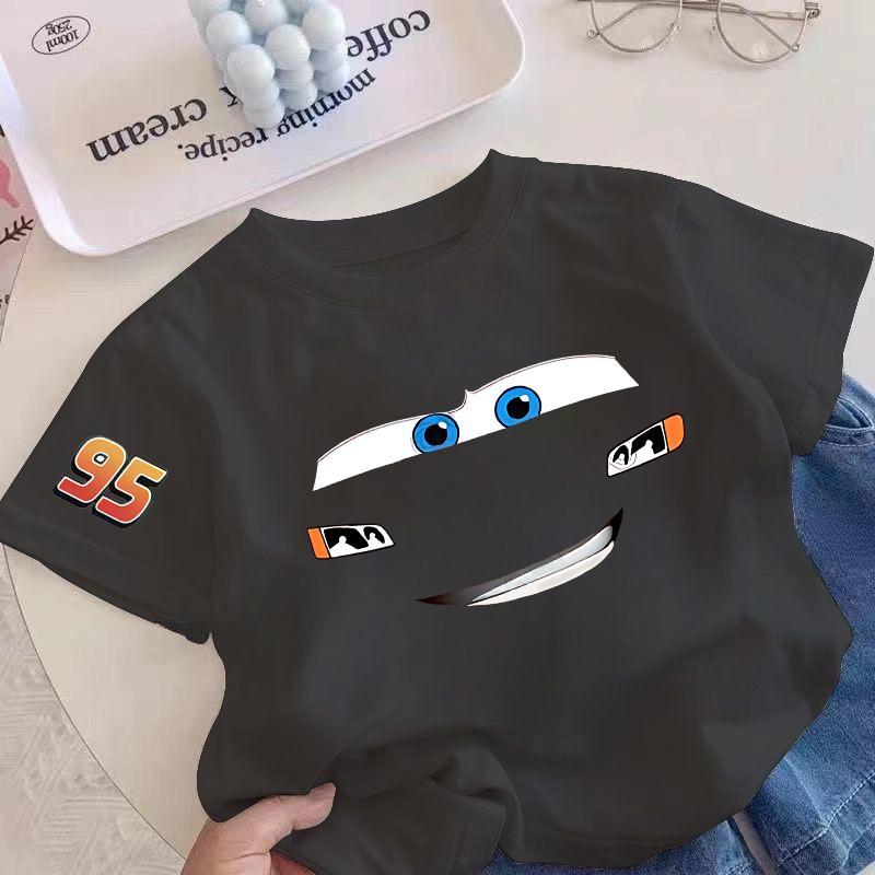Áo McQueen, thoải mái, phổ biến, thời trang, cổ tròn, ngắn tay, nữ
