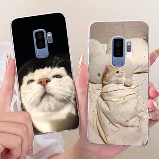 Dành Cho Samsung Galaxy S9 + S9 Mới Thanh Lịch Họa Tiết Mèo Vỏ Silicon Mềm TPU Vỏ Điện Thoại