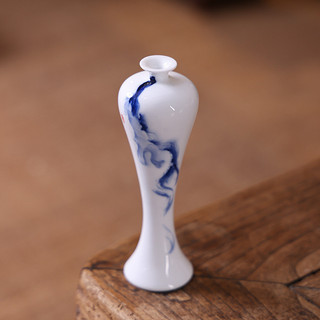 Jingdezhen Vẽ Tay Phong Cách Trung Hoa Bình Gốm Vẽ Tay Họa Tiết Mực Nhà Để Bàn Bình Mini Trang Sức Đồ Trang Trí MZXY