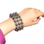 EDIWANY Y2K Punk Vòng Tay, Phụ Kiện Goth Ba Lớp Stud Spiked Chunky Vòng Tay, Vòng Tay Trang Sức Thoáng Mát Thời Trang