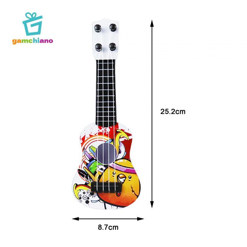Gamchiano Trẻ Em Ukulele Guitar Đồ Chơi Cổ Điển Giả Vờ Sớm Học Ukulele Đồ Chơi Cho Người Mới Bắt Đầu Bé Trai Bé Gái Đồ Chơi Giáo Dục Quà Tặng Âm Nhạc