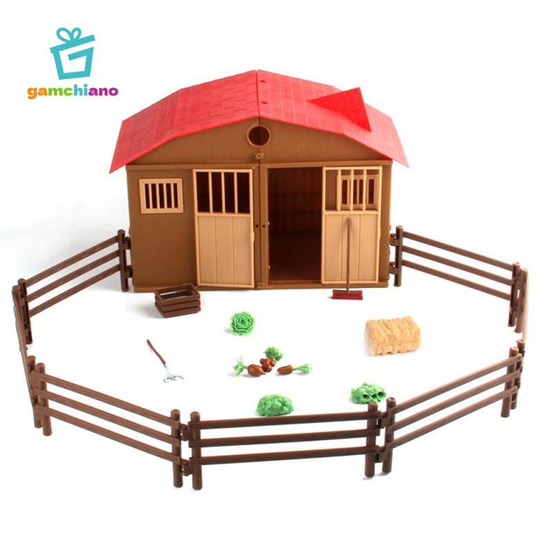 Gamchiano DIY Making Farm Scene Playset Đồ chơi trẻ em