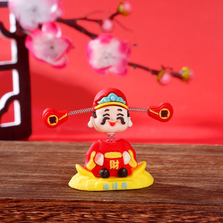 Thần Tài Trang Trí Ô Tô Hoạt Hình Dễ Thương Nội Thất Điều Khiển Trung Tâm Trang Trí Sáng Tạo Ba Chiều Trang Trí Nhà Cửa PW1L