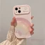 Dễ Thương Đơn Giản Cầu Vồng Nụ Cười Cặp Đôi Ốp Lưng Điện Thoại iPhone 17 16 15 14 13 12 11 Pro Max X Xr XsMax 7 8 Plus SE2020