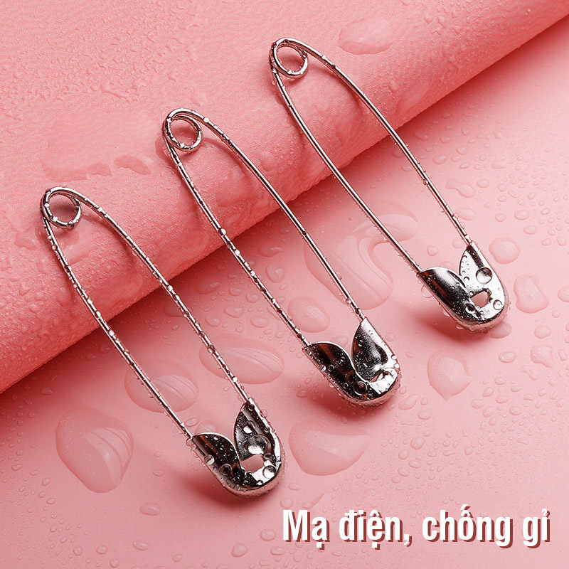 Kim băng cài áo set 30 chiếc, size to vừa nhỏ, hợp kim bền chắc, tiện ghim quần áo và khăn