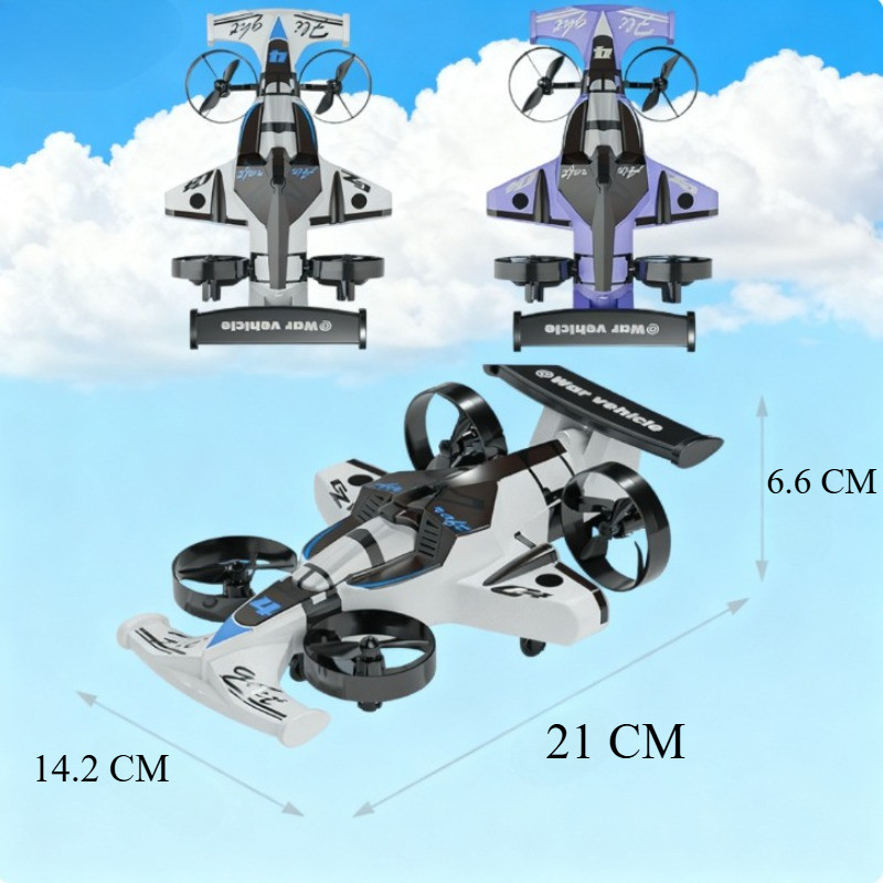 Đồ Chơi Máy Bay Không Người Lái Bốn Trục điều Khiển Từ Xa,Chống Va đập,Đa Năng Trên Bộ Và Trên Không,Đồ Chơi Trẻ Em