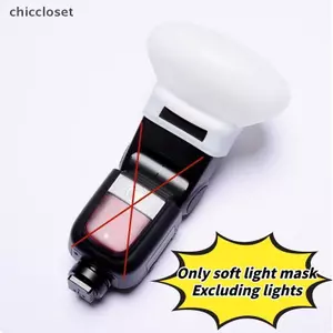1 Cái Khuếch Tán Bounce Dome Silicon Mềm Mũ Flash Cho GODOX Nikon Sony Olympus Fujifilm Panasonic Yongnuo Speedlite Đẹp