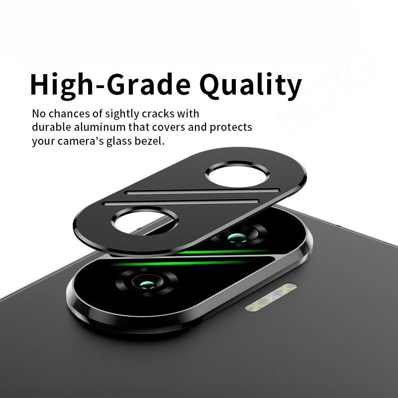 Dành Cho Xiaomi Poco F7 Nhôm Mờ Kim Loại Bảo Vệ Ống Kính Máy Ảnh Cho Xiaomi PocoF7 Phim Bảo Vệ Ống Kính Rỗng