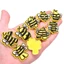 Set Charm Bảng Chữ Ong Mật Honey Bee Cute – Charm Chữ Cái A–Z Gắn Dép Crocsss, Phụ Kiện DIY Đáng Yêu- SẴN NÚT GẮN