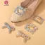 Springevenstar 1 Cái Thời Trang Sáng Bóng Pha Lê Giày Trang Trí Kẹp Nữ Giày Bule Phụ Kiện Cao Gót Vuông Kim Cương Giả Có Thể Tháo Rời Giày Trang Trí Hoa Springevenstar