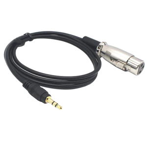 Cáp âm thanh 3 chân 3,5mm Nam sang XLR Nữ 0,15m / 1m / 1,5m / 3m, để kết nối máy tính điện thoại với micrô